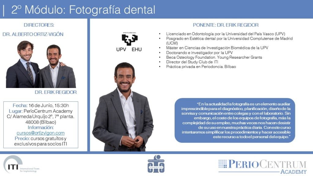 Módulo 2 de Study Club: fotografía dental