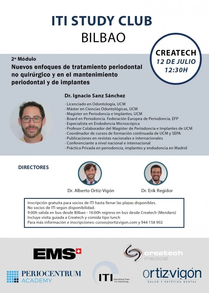Cartel del Study Club de ITI en Createch