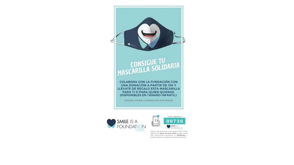 Mascarillas solidarias Smile is a Foundation